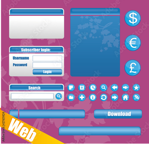 Vector Website Elements