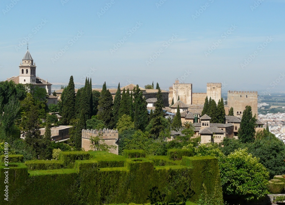 The Alhambra in Granada, Spain