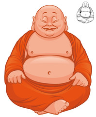 Rollo Buddha Goldener Buddha im Tempelinneren  © carbou