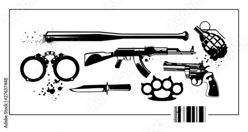 Set of millitary elements