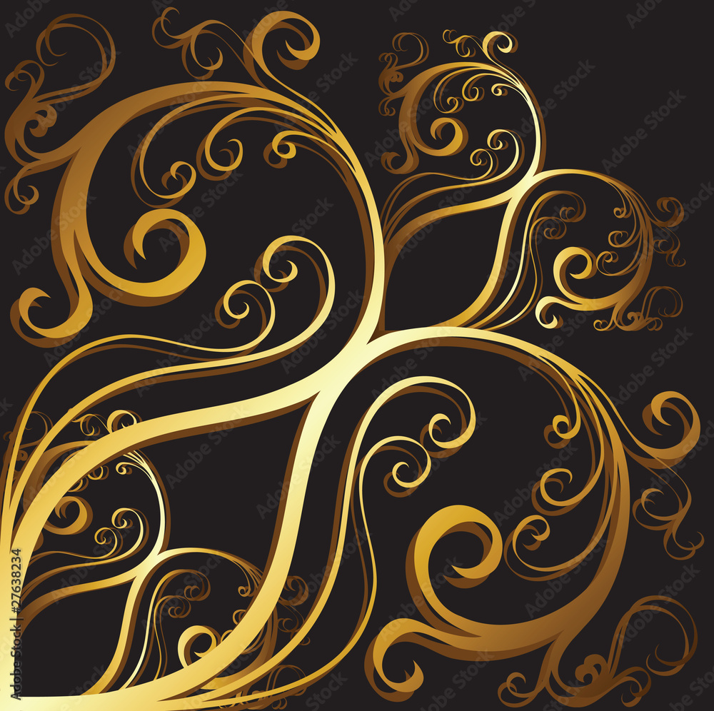 gold background