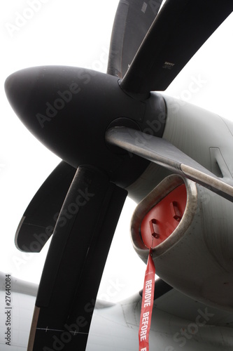 Military airplane propeller