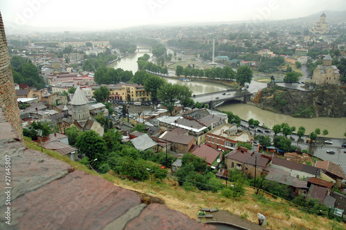 Cloudy day in Tbilisi, Georgia