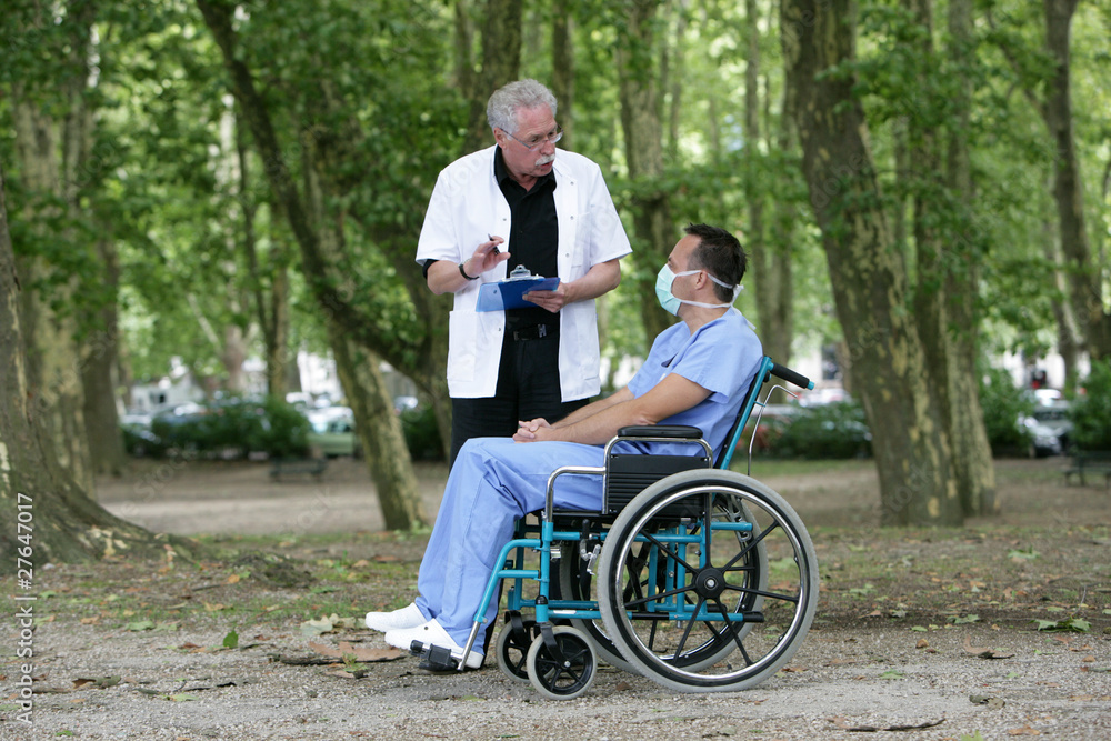 Handicap Extérieur bleu Handicap Extérieur bleu