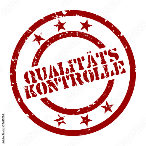 stempel qualitätskontrolle I