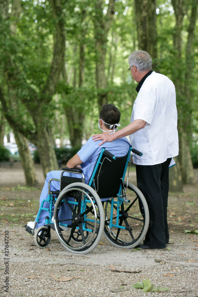 Handicap Extérieur bleu