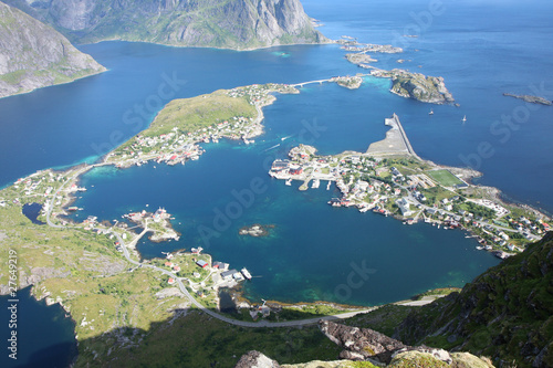 Baie de Reine en Norvège