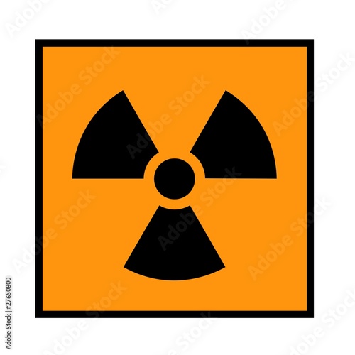 Symbol/Piktogramm: Radioaktive Strahlung
