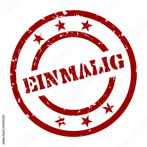stempel einmalig I