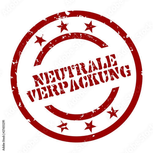 stempel neutrale verpackung I