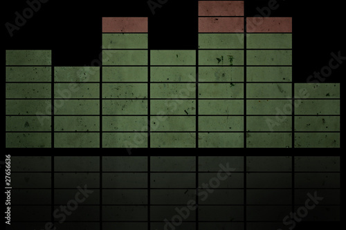Tableau sur toile elektronische musik grafik