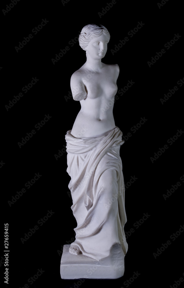 White marble classic statue 
