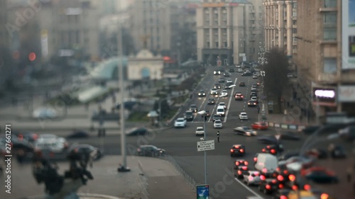 Urban traffic. Jams in the city