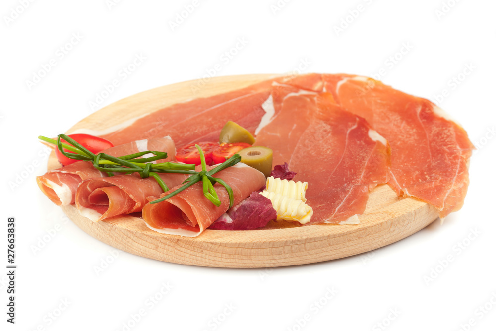 Tagliere di Prosciutto Crudo Stock Photo | Adobe Stock