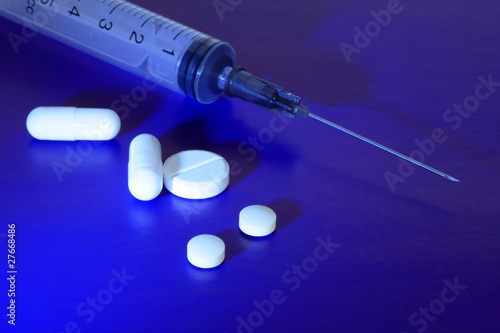 Pills And Syringe