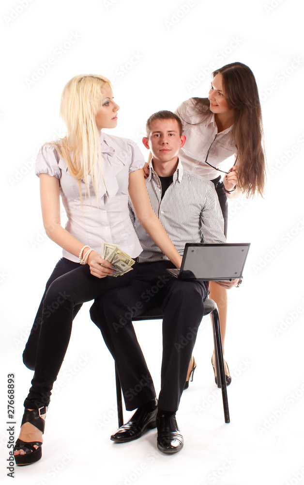 Obraz premium The business team