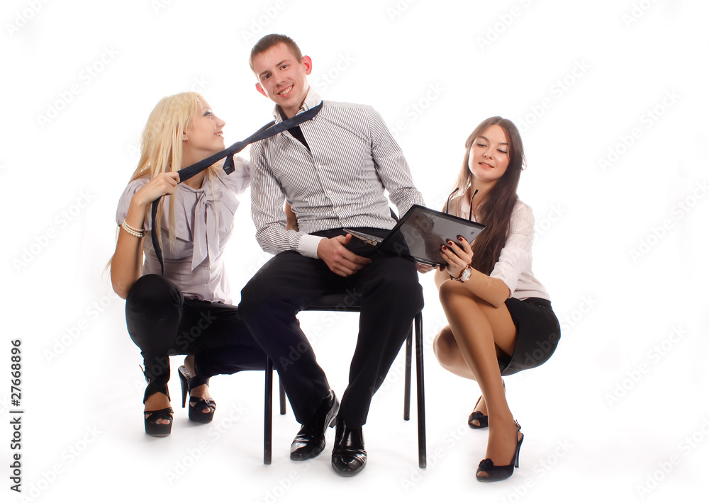 Fototapeta premium The business team