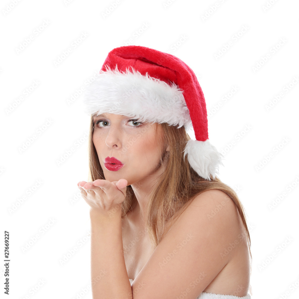 Christmas woman Christmas woman