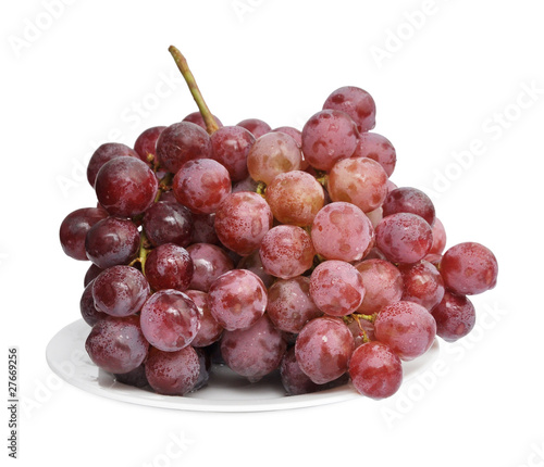 grape on a plate