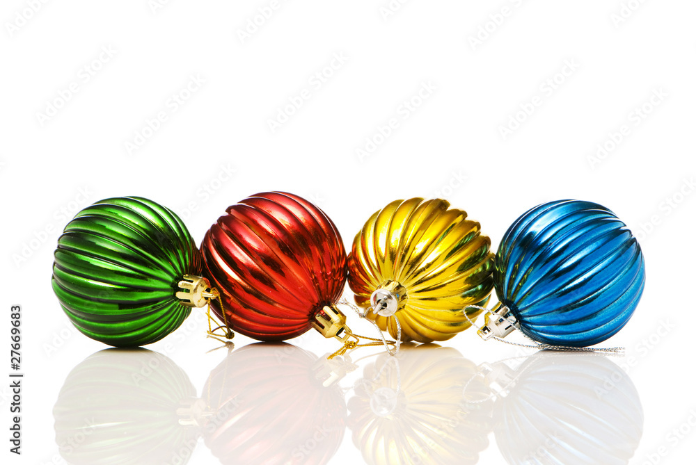 Christmas decoration isolated on the white background Christmas decoration isolated on the white background