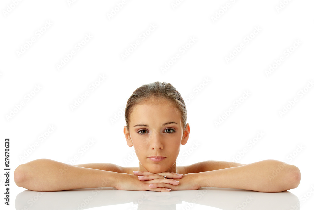 Beautiful young woman.