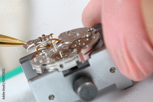 detail from watchmakers workshop