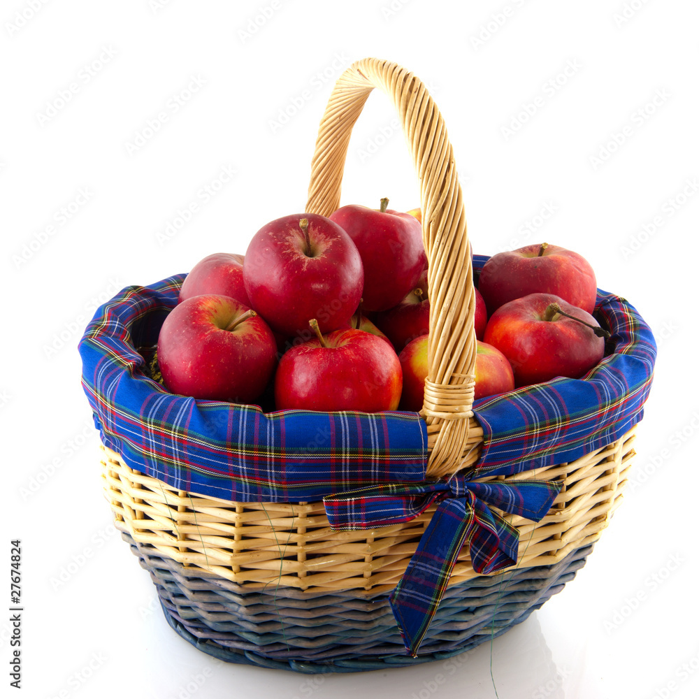 Wicked cane basket apples Wicked cane basket apples