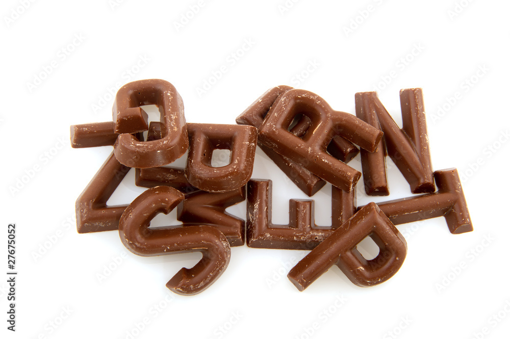 Chocolate letters