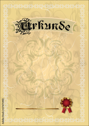 Siegerurkunde 1