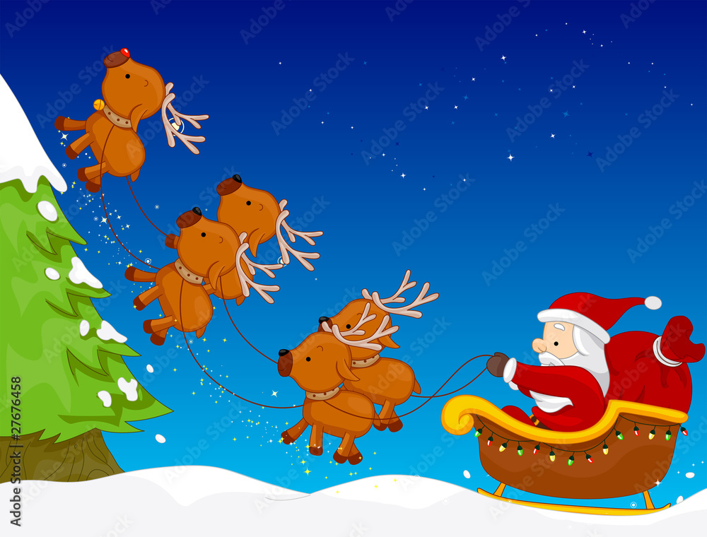 Obraz premium Christmas Scene