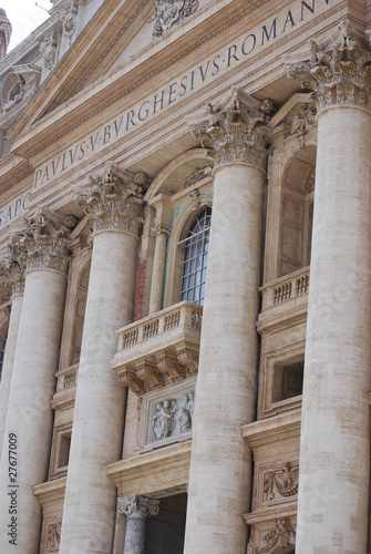 Colonnes de la Basilique St Pierre de Rome