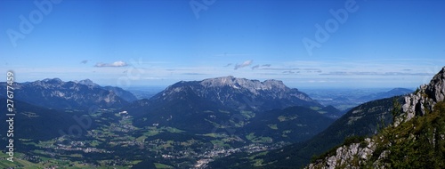 Panorama Lattengebirge-Untersberg-Salzburg
