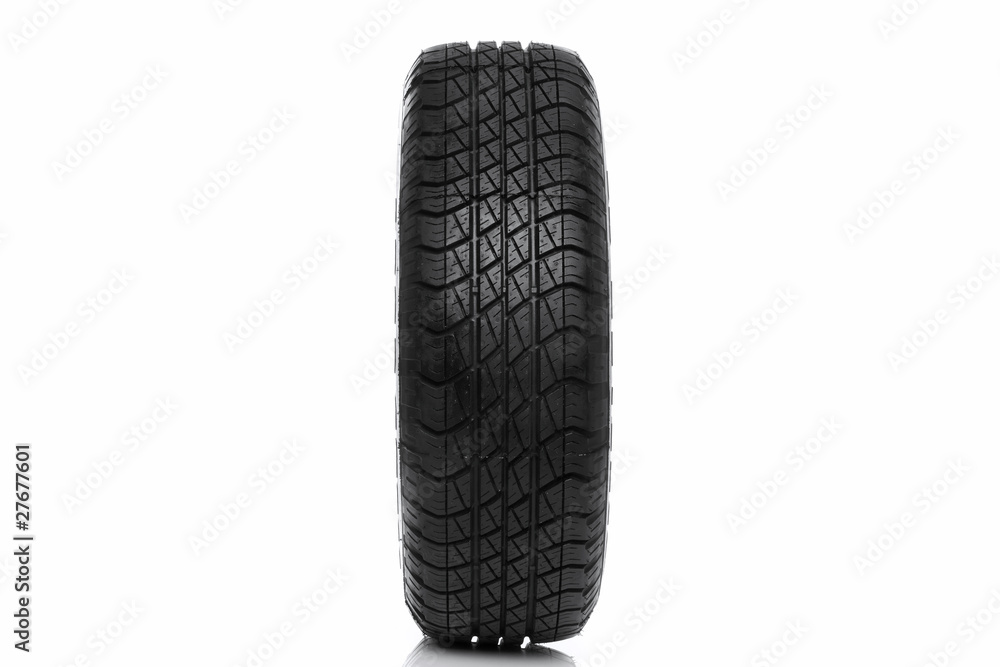 Photo of a car tyre (tire) wheel isolated on white Photo of a car tyre (tire) wheel isolated on white