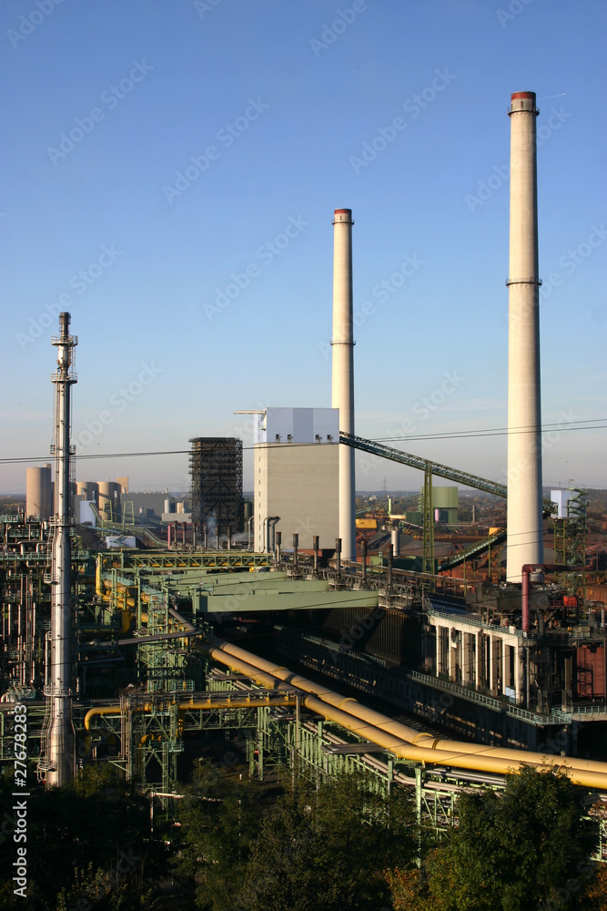 Stahlwerk im Ruhrgebiet