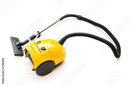 Vacuum cleaner isolated on the white background