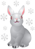 New Year's Bunny in vector