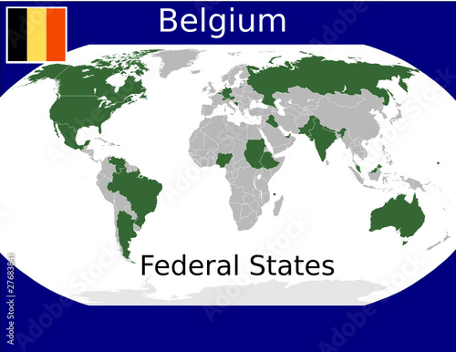 Belgium federal states union sovereign political