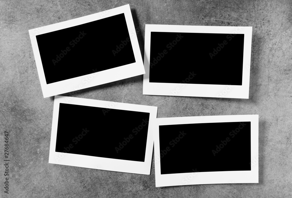 Designer concept - blank photo frames for your photos Designer concept - blank photo frames for your photos
