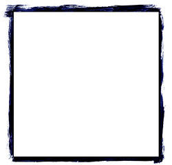 Grunge dark blue frame