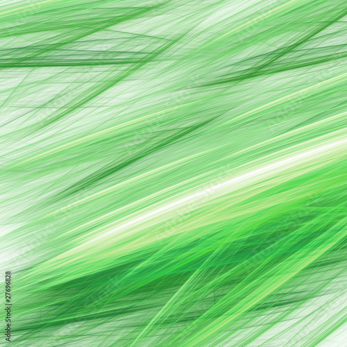 Abstract green structure simulating a pencil
