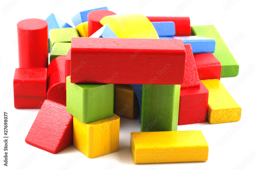 Wooden building blocks Wooden building blocks