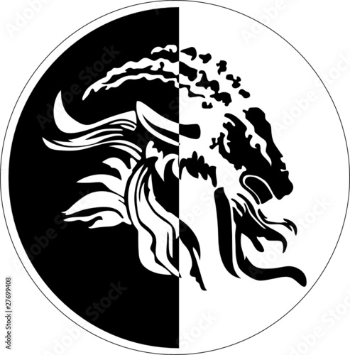 Capricorn vector sign