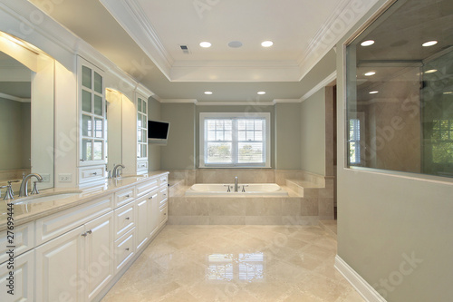 Master bath in new construction home © pics721