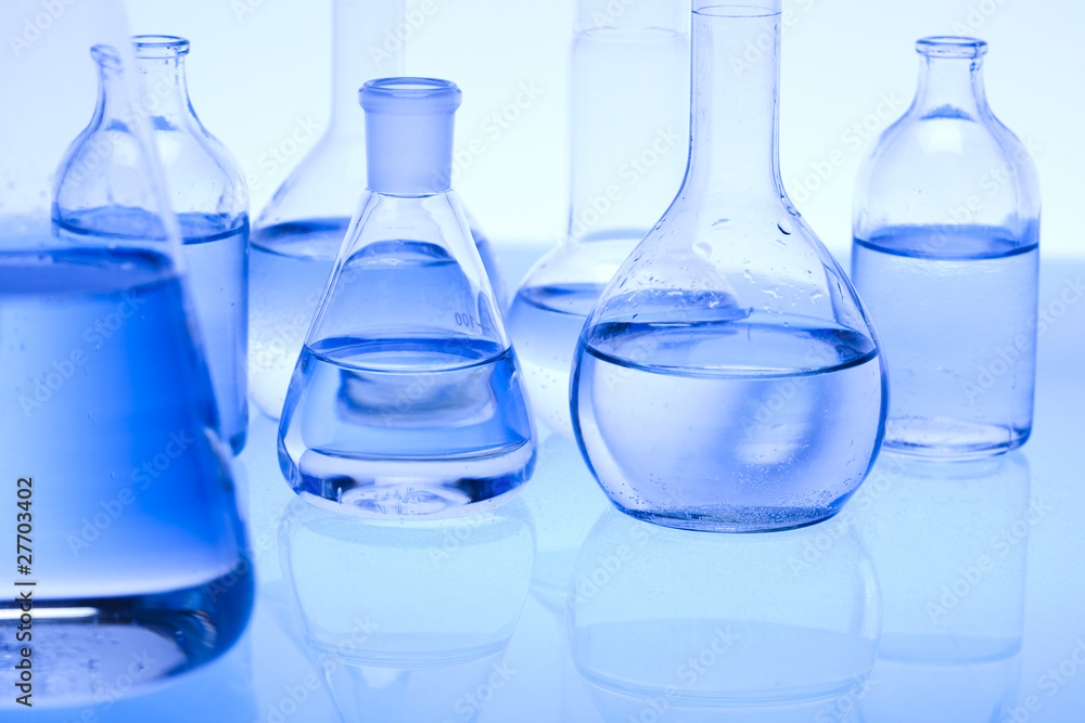 Glass in laboratory Glass in laboratory