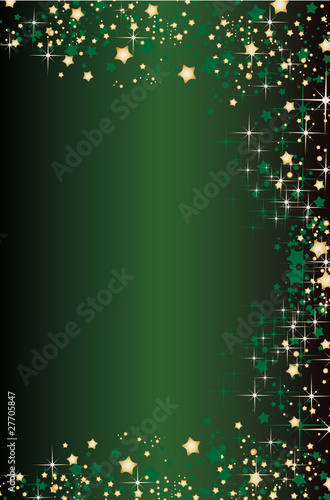 coin de noel vert