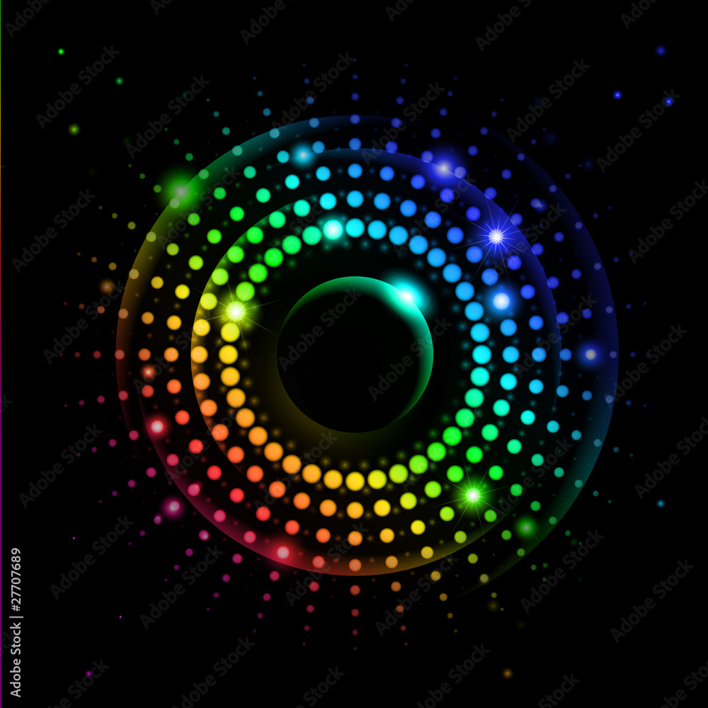 Abstract Rainbow Ray #2 Abstract Rainbow Ray #2