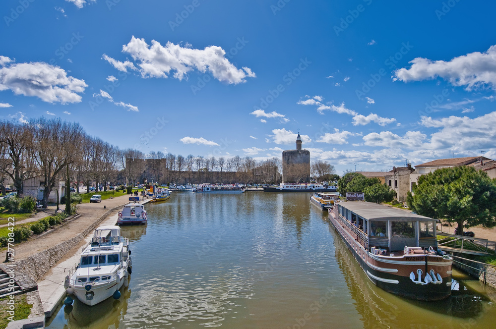 Naklejka premium La Tour de Constance at Aigues Mortes, France