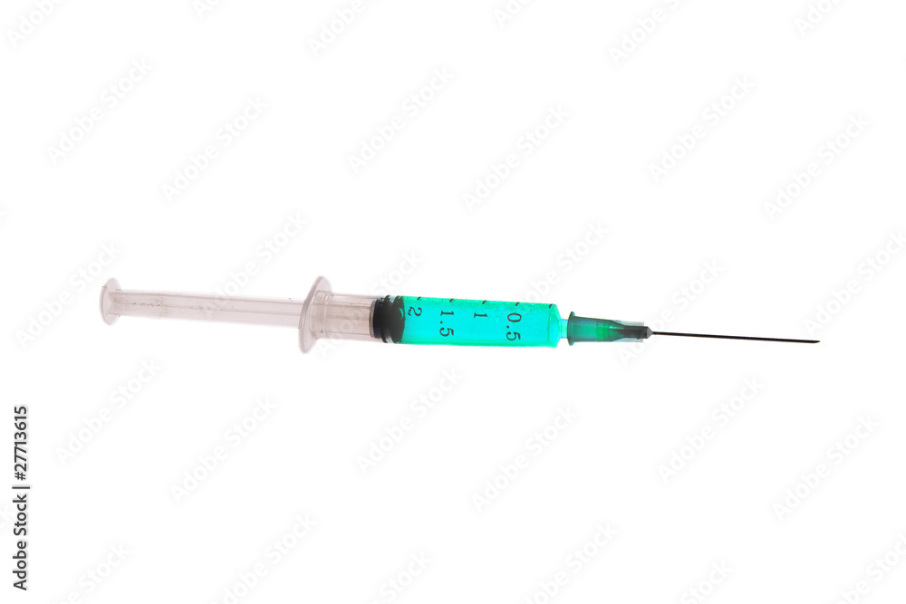 Fototapeta premium hypodermic syringe isolated