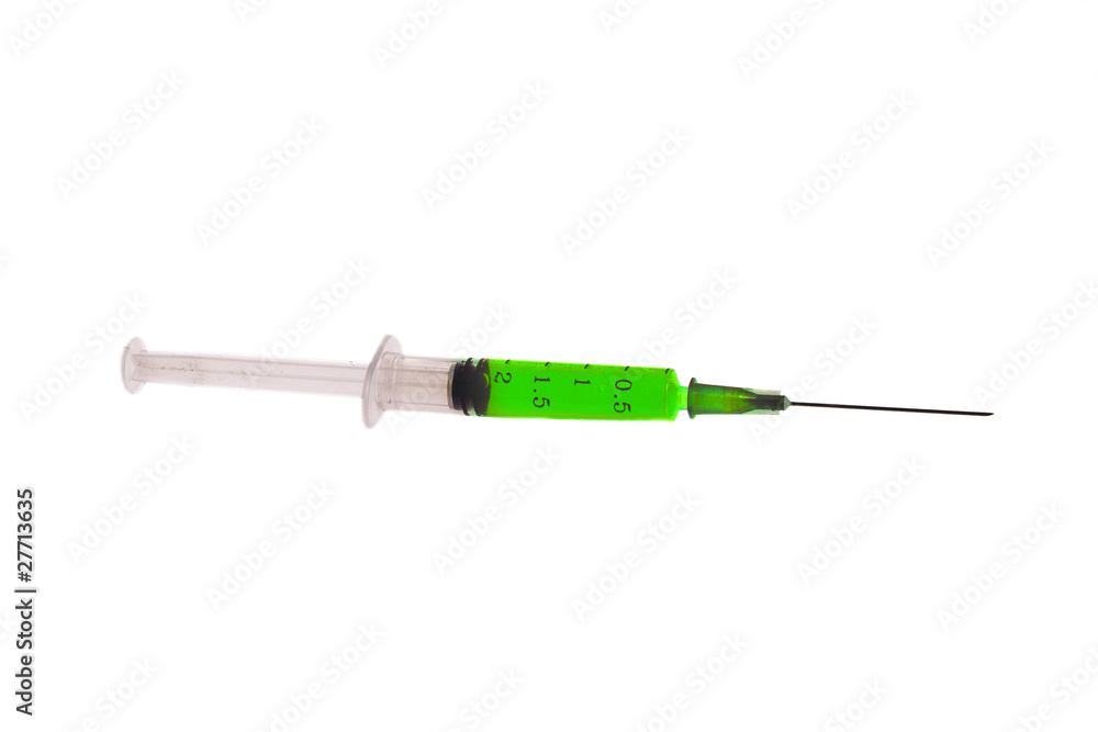 Fototapeta premium hypodermic syringe isolated