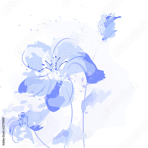 Artistic flower background